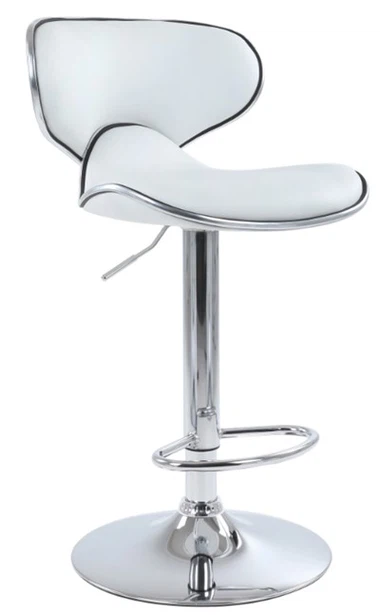 Weiße schwarze Barhocker