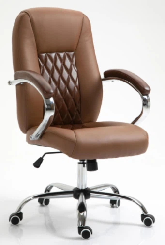 Bequemer Bürostuhl aus Leder
